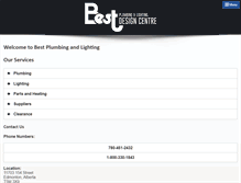 Tablet Screenshot of bestplumbing.ca